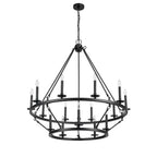 Millennium Lighting 46715-MB Matte Black Chandelier Ceiling Light Image 6