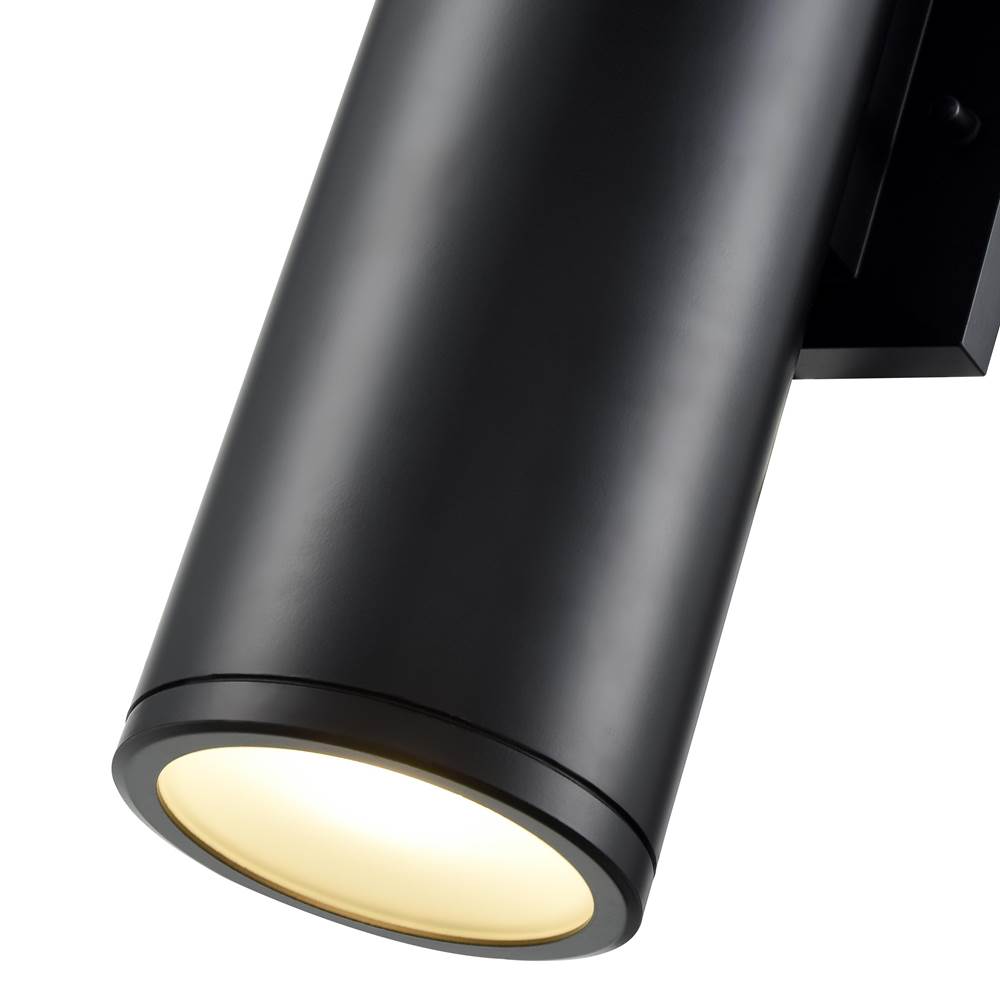 Millennium Lighting LED45002-PBK Powder Coated Black Led Outdoor Wall Sconce Image 3