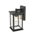 Millennium Lighting 4101-PBK Powder Coat Black Outdoor Wall Sconce Image 1