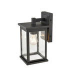 Millennium Lighting 4101-PBK Powder Coat Black Outdoor Wall Sconce Image 1