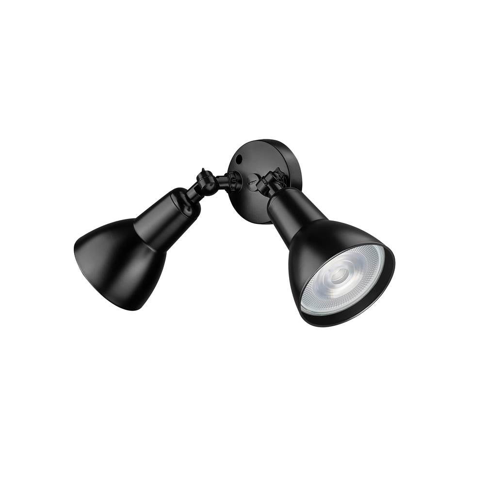 Millennium Lighting 17002-PBK Powder Coated Black Security Flood Lights Image 5