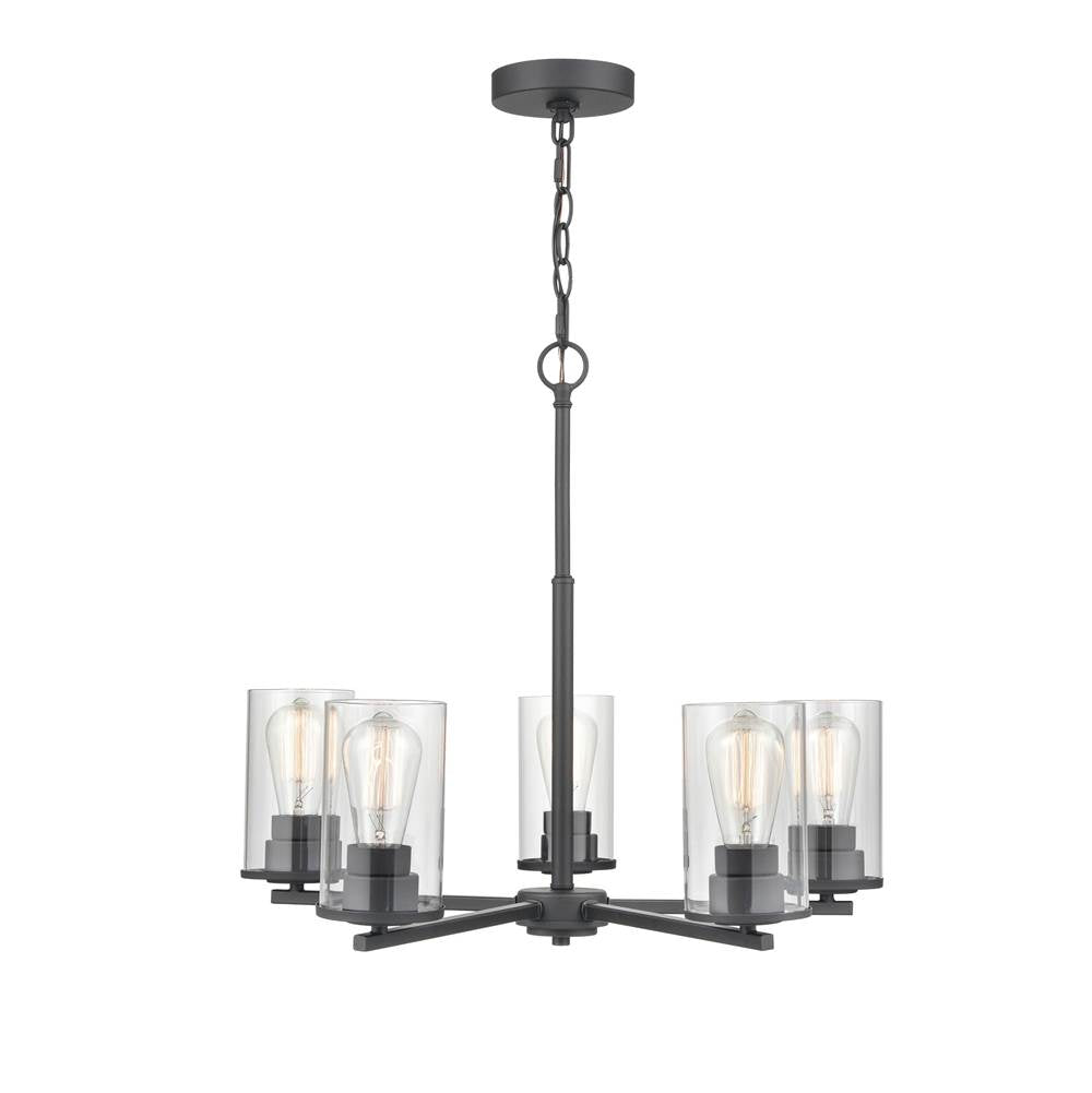 Millennium Lighting 2715-MB Matte Black Chandelier Ceiling Light Image 2