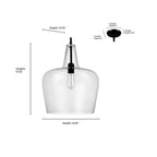 Millennium Lighting 99401-VB Vintage Brass Pendant Light Image 2