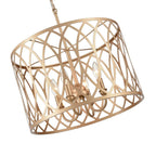 Millennium Lighting 4214-PMG Painted Modern Gold Pendant Light Image 4