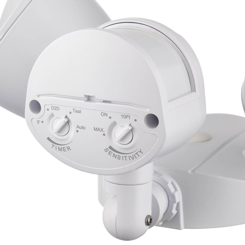Millennium Lighting M-18002-MW Matte White 10.5'' High 2-light Led Outdoor Security Flood Light - Powder Coated Matte White Image 5
