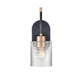 Millennium Lighting 9411-MB/MG Matte Black Modern Gold Wall Sconce Image 1