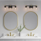 Millennium Lighting 9313-MB/VB Matte Black Lustria  21.75'' Wide 3-light Vanity Image 4