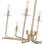 Millennium Lighting 12508-MG Modern Gold Chandelier Ceiling Light Image 4