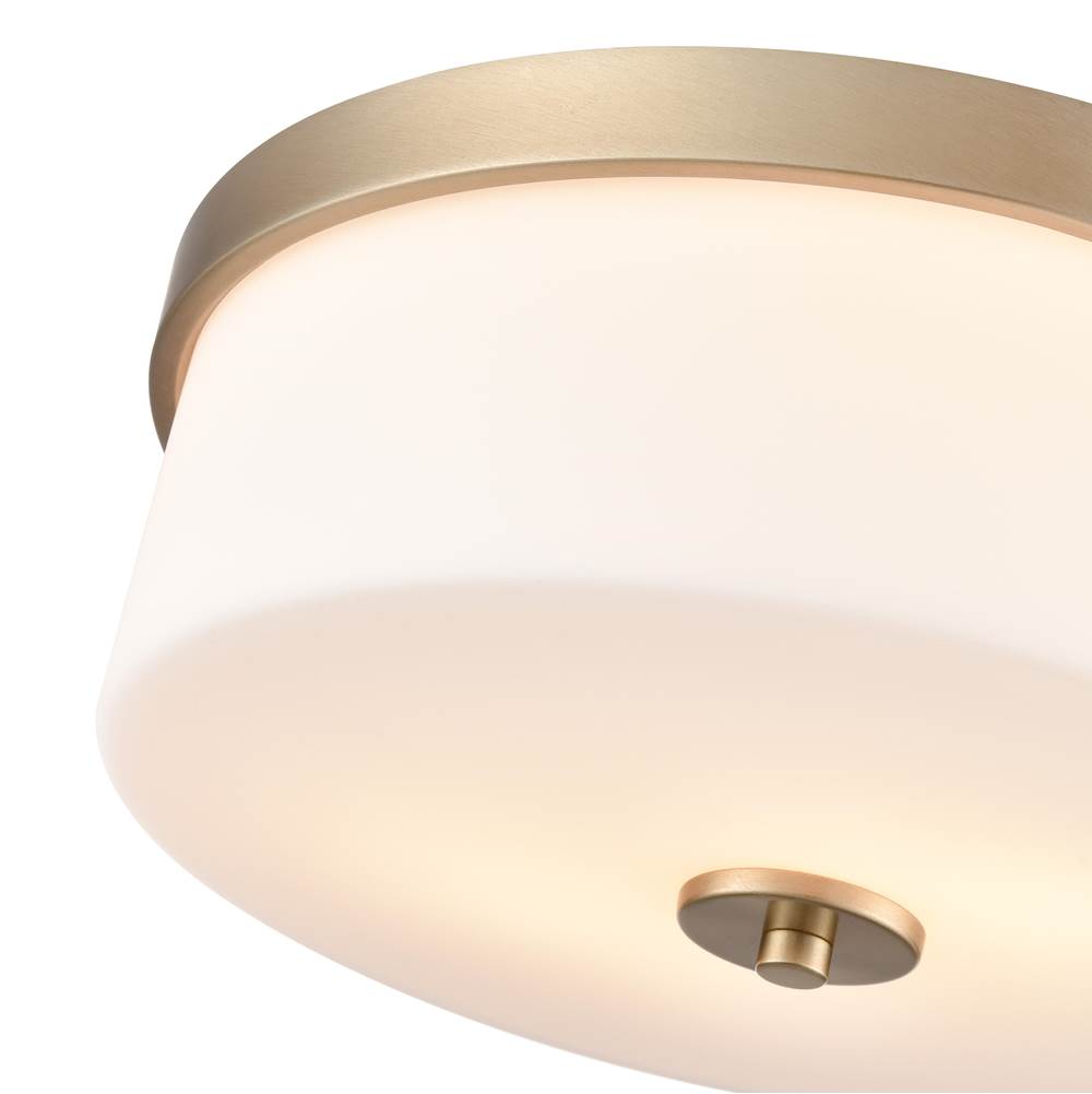 Millennium Lighting 214102-MG Modern Gold Laphia 13.25'' Wide 2-light Flushmount - Modern Gold Image 3