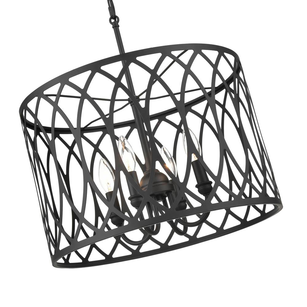 Millennium Lighting 4214-MB Matte Black Pendant Light Image 7