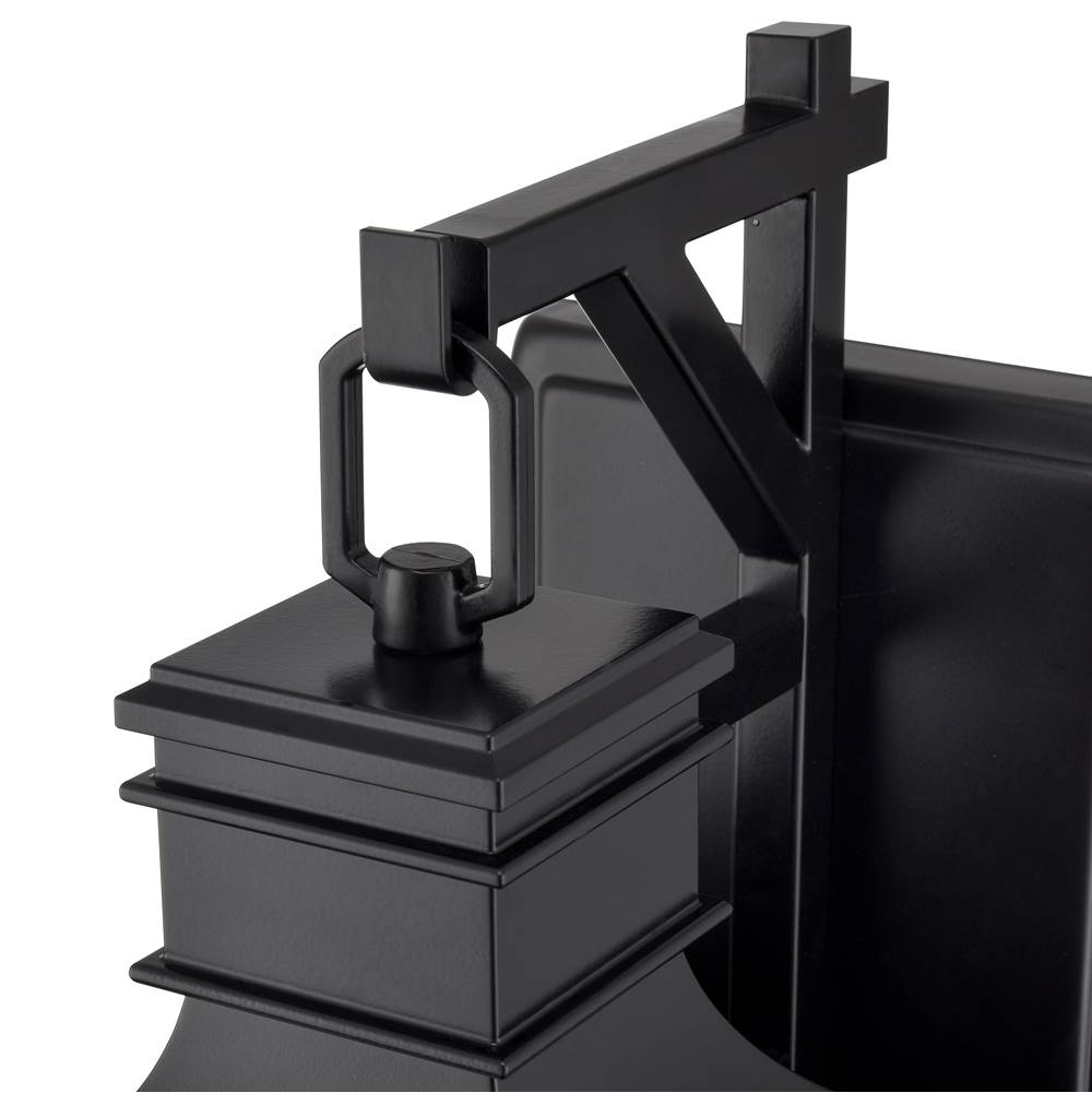 Millennium Lighting 43102-MB Matte Black Edenton 17.75'' High 2-light Outdoor Wall Sconce - Matte Black Image 5