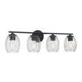 Millennium Lighting 9994-MB Matte Black Miravelle 30.5'' Wide 4-light Vanity Image 1