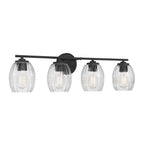 Millennium Lighting 9994-MB Matte Black Miravelle 30.5'' Wide 4-light Vanity Image 1