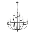 Millennium Lighting 28012-MB Matte Black Chandelier Ceiling Light Image 5