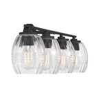 Millennium Lighting 9994-MB Matte Black Miravelle 30.5'' Wide 4-light Vanity Image 7