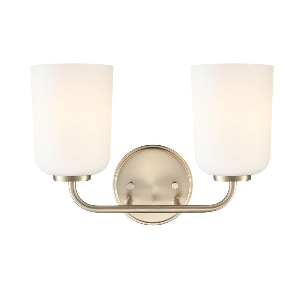 Millennium Lighting 214202-MG Modern Gold Laphia 14'' Wide 2-light Vanity - Modern Gold Image 6