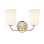 Millennium Lighting 214202-MG Modern Gold Laphia 14'' Wide 2-light Vanity - Modern Gold Image 6
