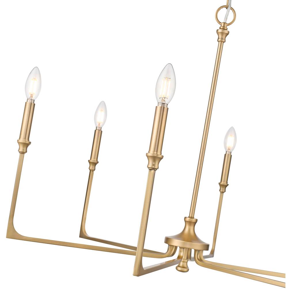Millennium Lighting 25306-VB Vintage Brass Azara 32'' Wide 6-light Chandelier - Vintage Brass Image 4