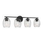 Millennium Lighting 9994-MB Matte Black Miravelle 30.5'' Wide 4-light Vanity Image 8