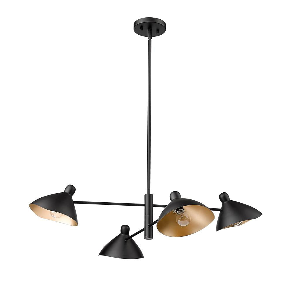 Millennium Lighting 12804-MB Matte Black Chandelier Ceiling Light Image 6