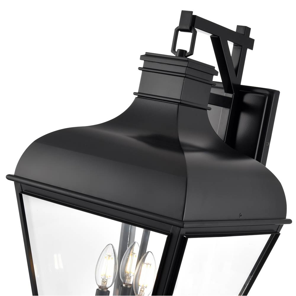 Millennium Lighting 43104-MB Matte Black Edenton 24.5'' High 4-light Outdoor Wall Sconce - Matte Black Image 3