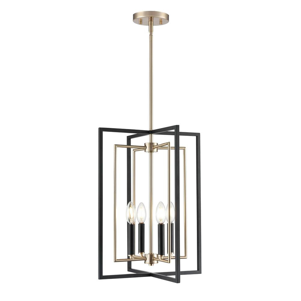 Millennium Lighting Noelle 15'' Wide 4-light Pendant - Matte Black
