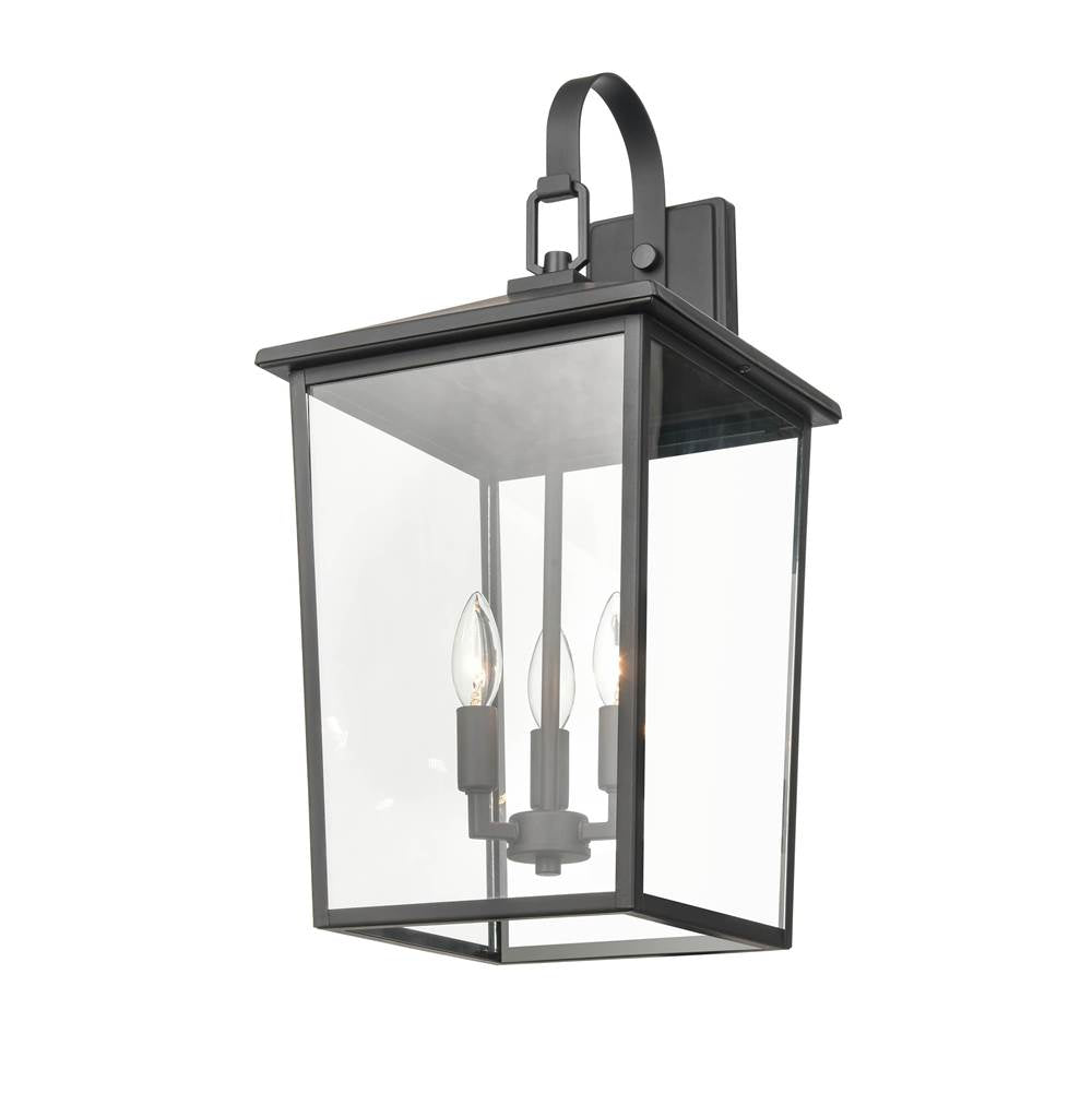 Millennium Lighting 2974-PBK Powder Coat Black Outdoor Hanging Lantern Image 3