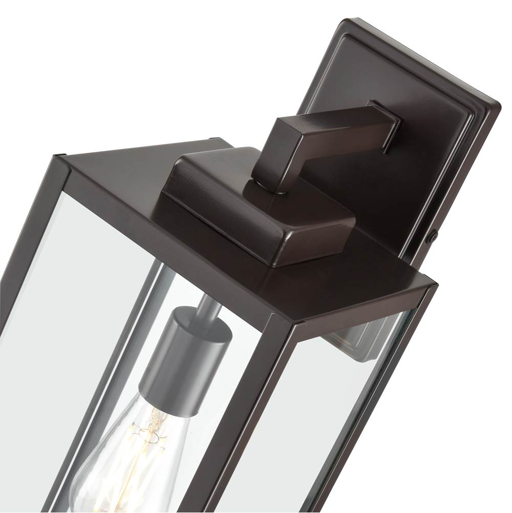 Millennium Lighting 60091-PBZ Powder Coated Bronze 1-light Outdoor Wall Sconce - Powder Coated Bronze Image 3