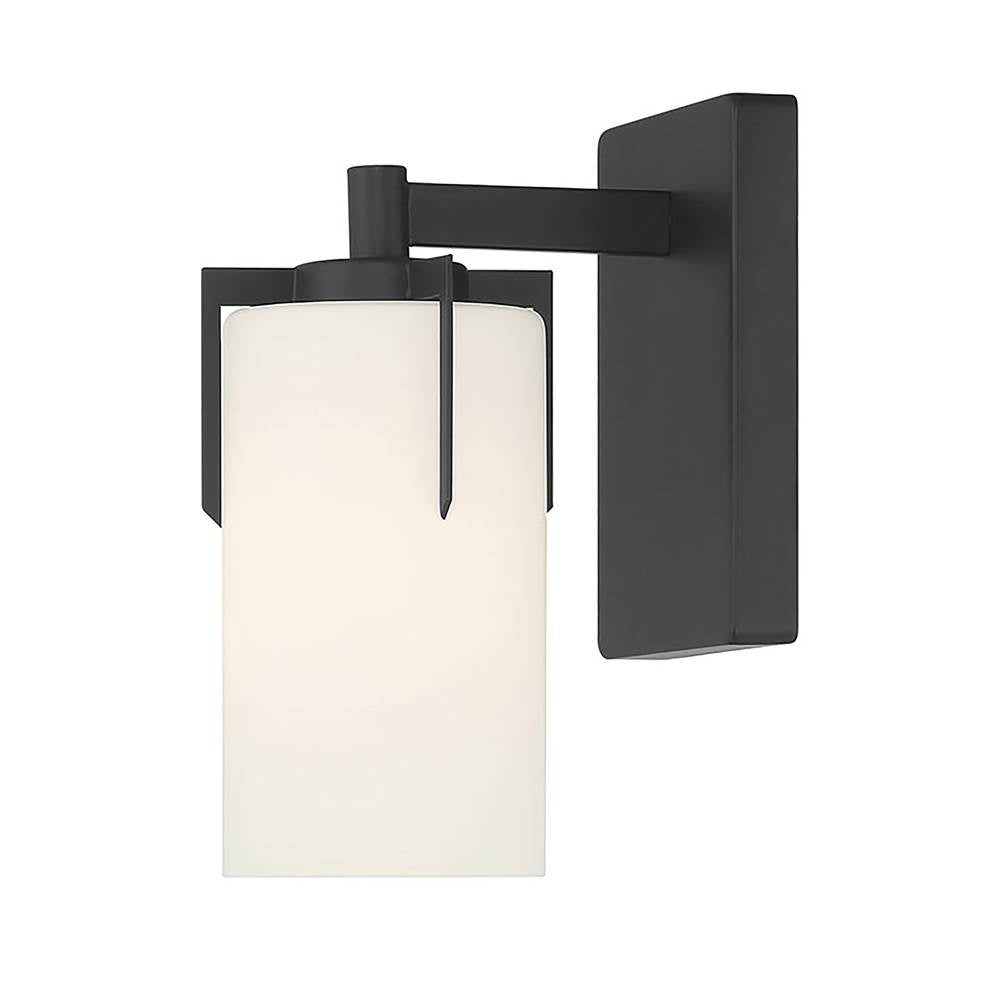 Millennium Lighting 65001-MB Matte Black Froselle 9.5'' High 1-light Wall Sconce Image 1