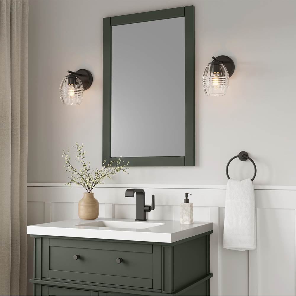 Millennium Lighting 9991-MB Matte Black Miravelle 8.75'' High 1-light Wall Sconce Image 4