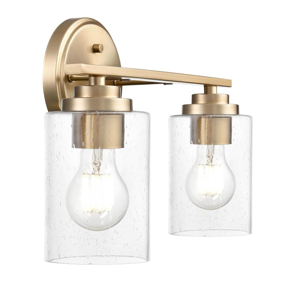 Millennium Lighting 3682-MG Modern Gold Moven 14.25'' Wide 2-light Vanity - Modern Gold Image 7
