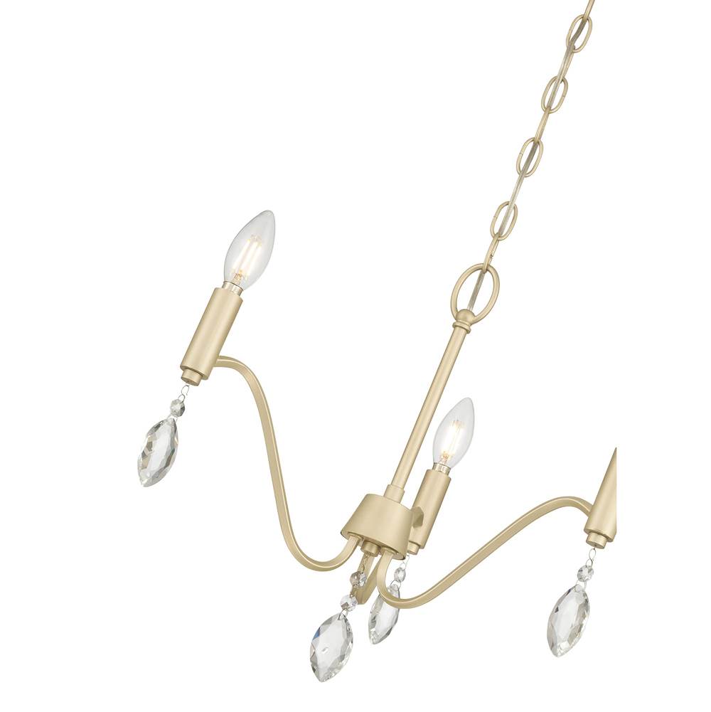 Millennium Lighting 205103-AGSI  Aureline 17.25'' Wide 3-light Chandelier Image 5