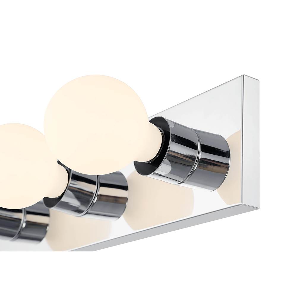 Millennium Lighting 96103-CH Chrome Bellisse 18'' Wide 3-light Bath Bar Image 4
