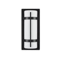 Millennium Lighting 76001-PBK Powder Coated Black Outdoor Wall Sconce Led Image 1