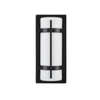 Millennium Lighting 76001-PBK Powder Coated Black Outdoor Wall Sconce Led Image 1