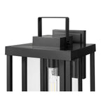 Millennium Lighting 901001-PBK Powder Coated Black Mcdonough 18'' High 1-light Outdoor Wall Lantern - Powder Coated Black Image 5