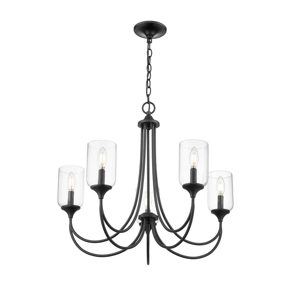 Millennium Lighting 22405-MB Matte Black Chandelier Ceiling Light Image 6