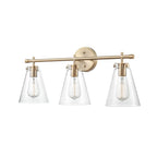 Millennium Lighting 8123-MG Modern Gold 3 Light Vanity Image 3