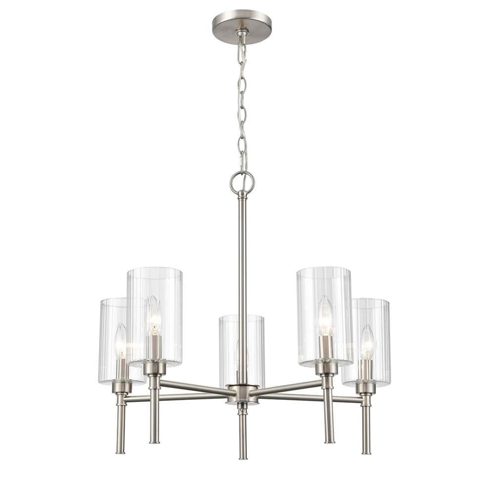Millennium Lighting 9915-BN Brushed Nickel Chandelier Ceiling Light Image 1