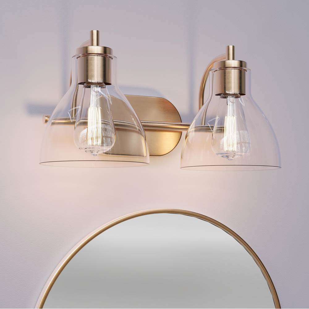 Millennium Lighting 6202-MG Modern Gold Knightsdale 17.5'' 2-light Vanity - Modern Gold Image 4