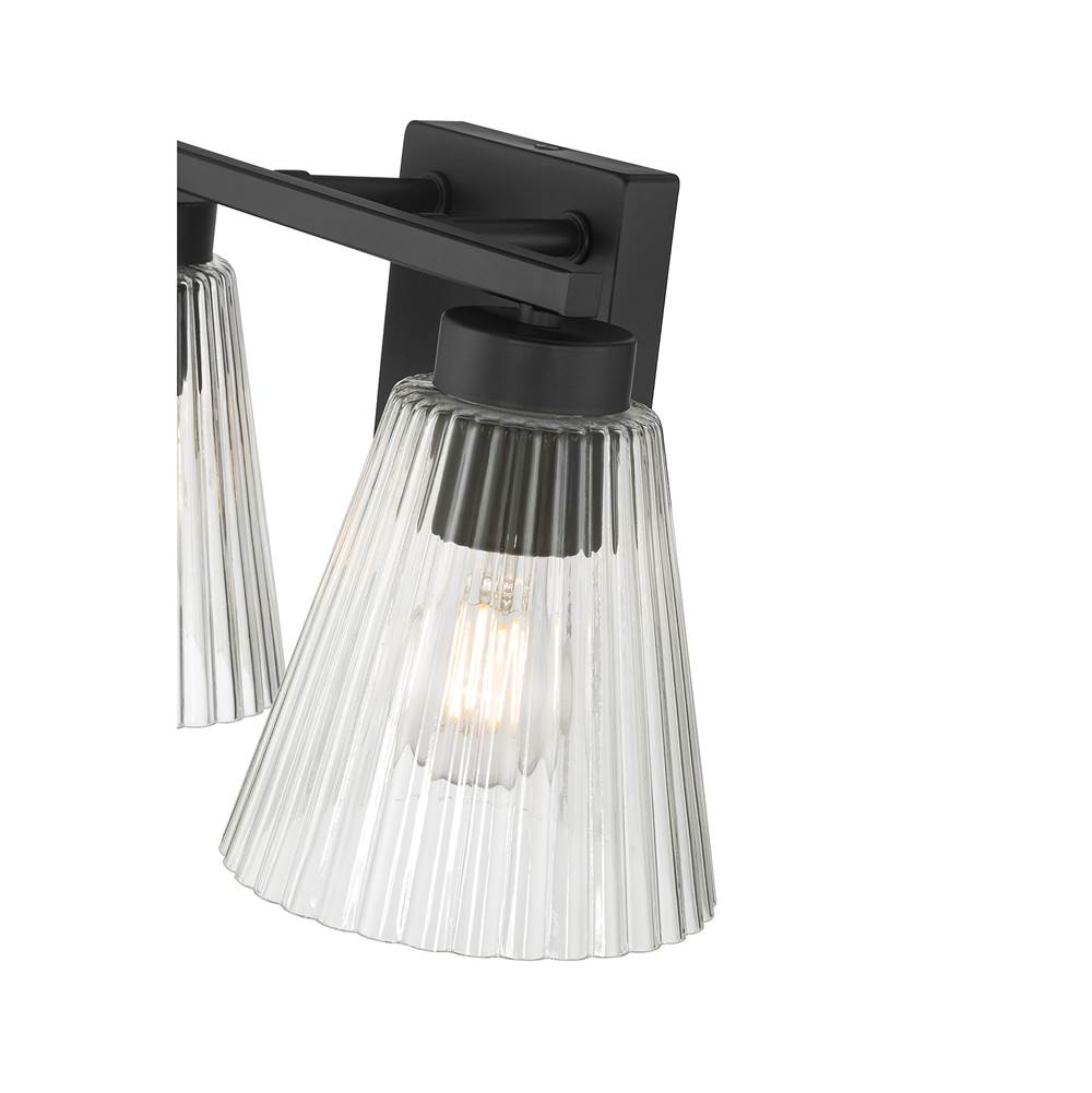 Millennium Lighting 63002-MB Matte Black Riville 13.75'' Wide 2-light Vanity Image 5