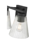 Millennium Lighting 63002-MB Matte Black Riville 13.75'' Wide 2-light Vanity Image 5