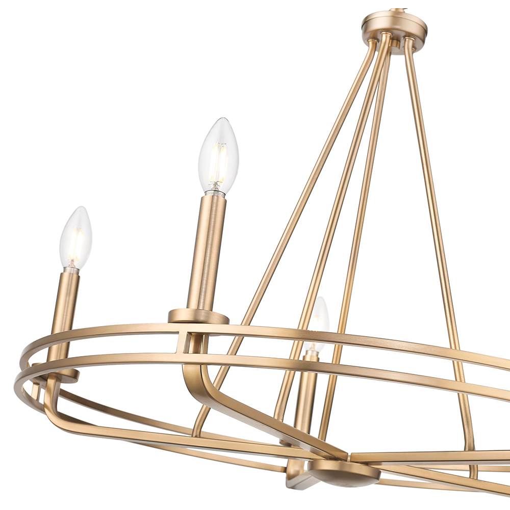 Millennium Lighting 21605-VB Vintage Brass Jody 26.5'' Wide 5-light Chandelier - Vintage Brass Image 4
