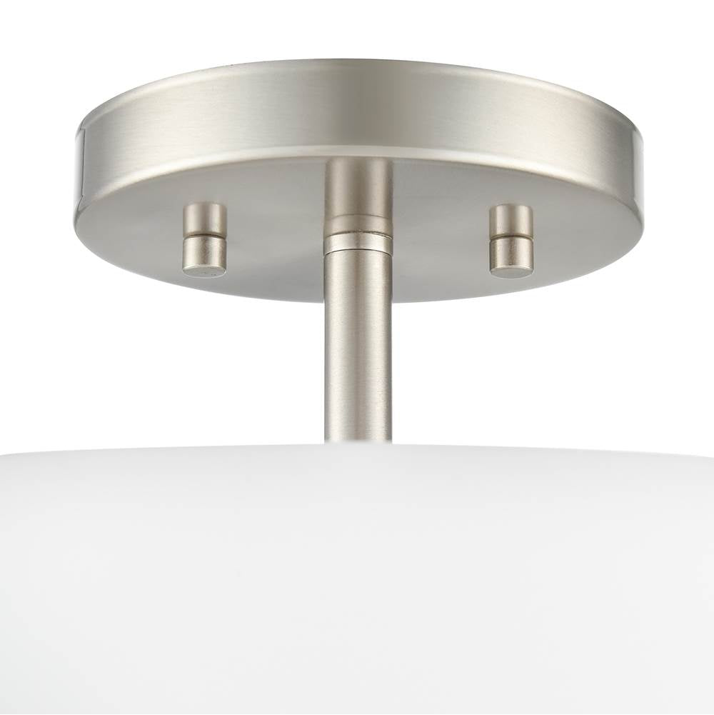 Millennium Lighting 214103-BN Brushed Nickel Laphia 15.75'' Wide 3-light Semi Flush - Brushed Nickel Image 3
