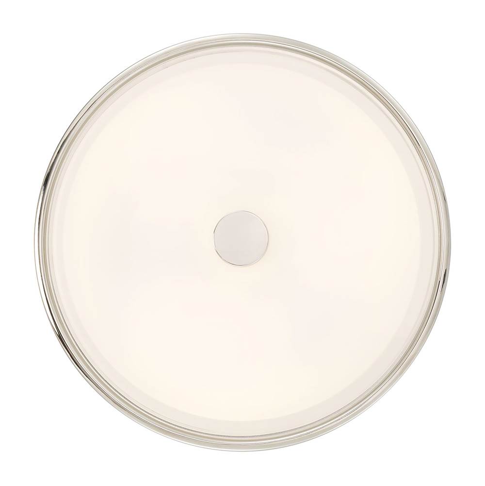 Millennium Lighting 23203-PN Polished Nickel Ardezia 11.75'' Wide 3-light Flush Mount Image 6