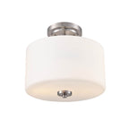 Millennium Lighting 2710WG-BN Brushed Nickel Verlana 22'' 2-light Semi-flush Mount - Brushed Nickel Image 4