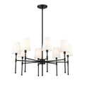 Millennium Lighting 16108-MB Matte Black Adorra 30'' Wide 8-light Chandelier - Matte Black Image 1