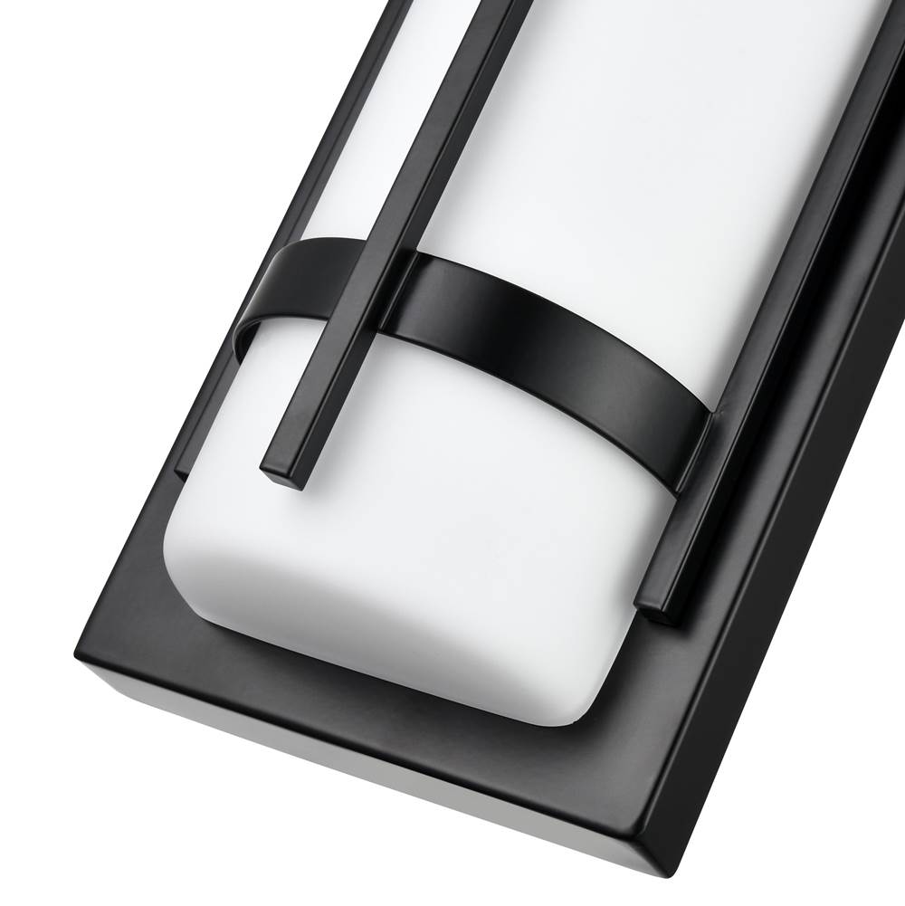 Millennium Lighting 76101-PBK Powder Coated Black Outdoor Wall Sconce Led Image 4