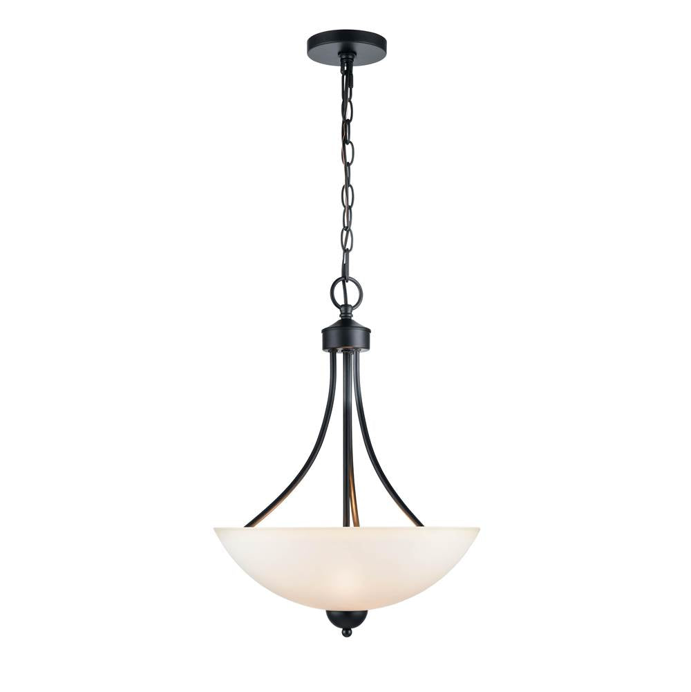 Millennium Lighting 9802-MB Matte Black 2 Light Pendant Image 3