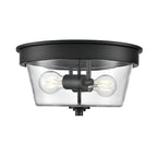 Millennium Lighting Strayhan 13'' 2-light Flush Mount - Brushed Nickel